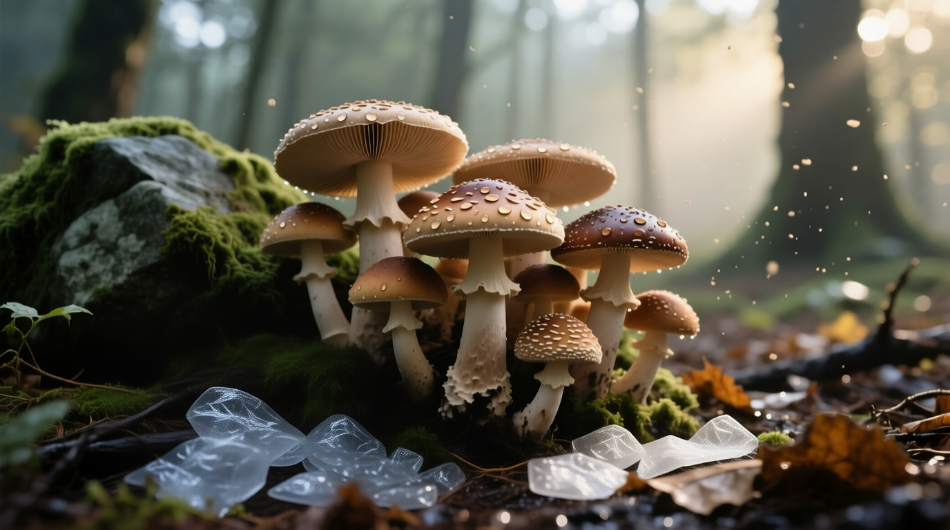 Avertissement: les champignons sauvages peuvent contenir des microplastiques.
